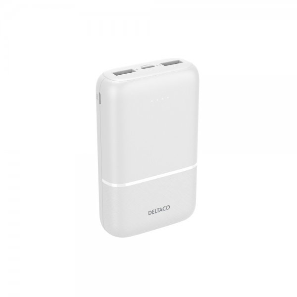 Deltaco Powerbank 10 000 mAh Vit