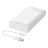 Deltaco Powerbank 20 000 mAh 10W Vit