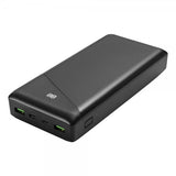 Deltaco Powerbank 30 000 mAh Fast Charge Svart