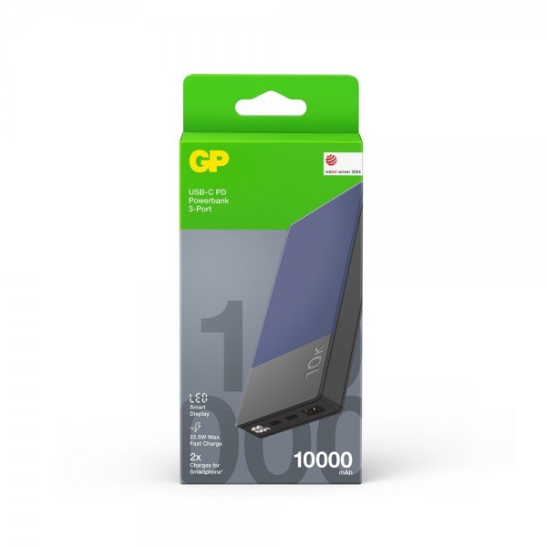 GP Powerbank M2+ 10 000 mAh Blå