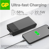 GP Powerbank M2+ 10 000 mAh Grå