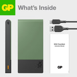 GP Powerbank M2+ 10 000 mAh Grön
