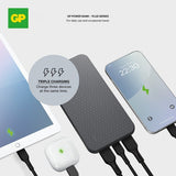 GP Powerbank Plus 10 000 mAh Svart