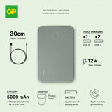 GP Powerbank Plus 5000 mAh Grön