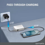 4smarts Powerbank Pocket Slim 10 000 mAh 45W Vit