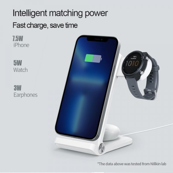 Nillkin Powertrio 3-in-1 MagSafe Trådlös Laddare