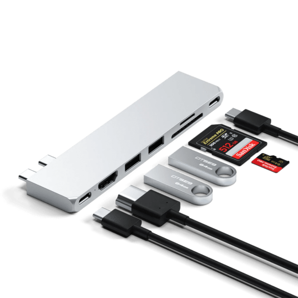 Satechi Pro Hub Slim Silver