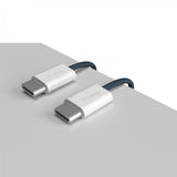 Puro Kabel Fabrik 2.0 60W USB-C till USB-C 1.5m Blå