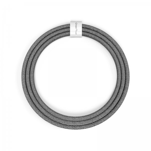 Puro Kabel Fabrik 2.0 60W USB-C till USB-C 1.5m Grå