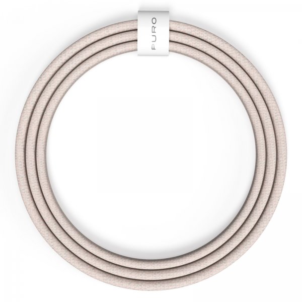 Puro Kabel Fabrik 2.0 60W USB-C till USB-C 1.5m Sandshell
