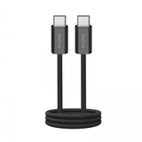 Puro Kabel Fabrik 2.0 60W USB-C till USB-C 1.5m Svart