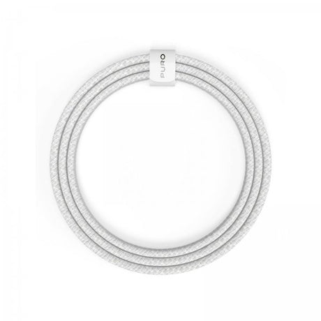 Puro Kabel Fabrik 2.0 60W USB-C till USB-C 1.5m Vit