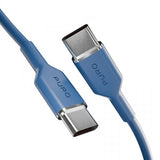 Puro Kabel TPE 25W USB-C till USB-C 1.5m Ice Blue