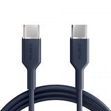 Puro Kabel TPE 25W USB-C till USB-C 1.5m Crown Blue