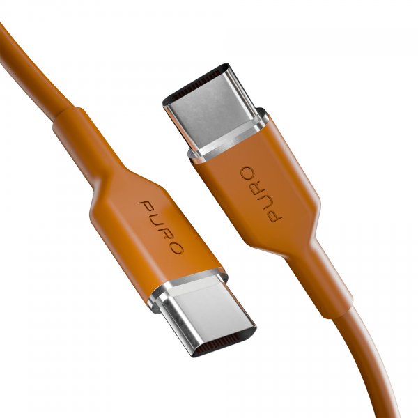 Puro Kabel TPE 25W USB-C till USB-C 1.5m Desert Sun