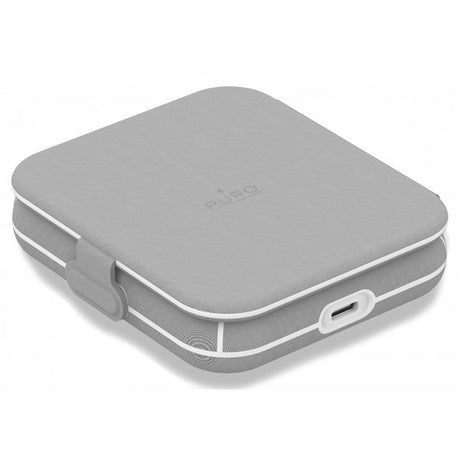 Puro Trådlös Laddare Power Go 2-in-1 MagSafe Vit