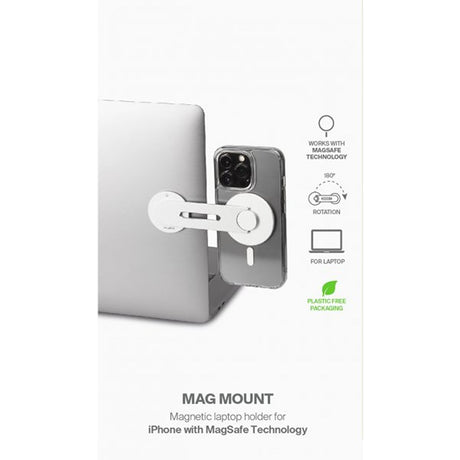Puro Mobilhållare till Dator MagSafe Silver
