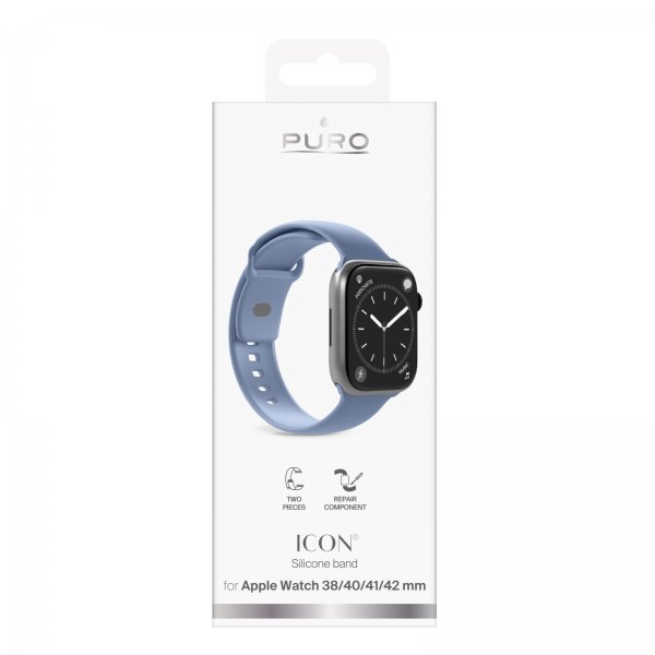 Puro Apple Watch 38/40/41/42mm Armband Icon Ice Blue