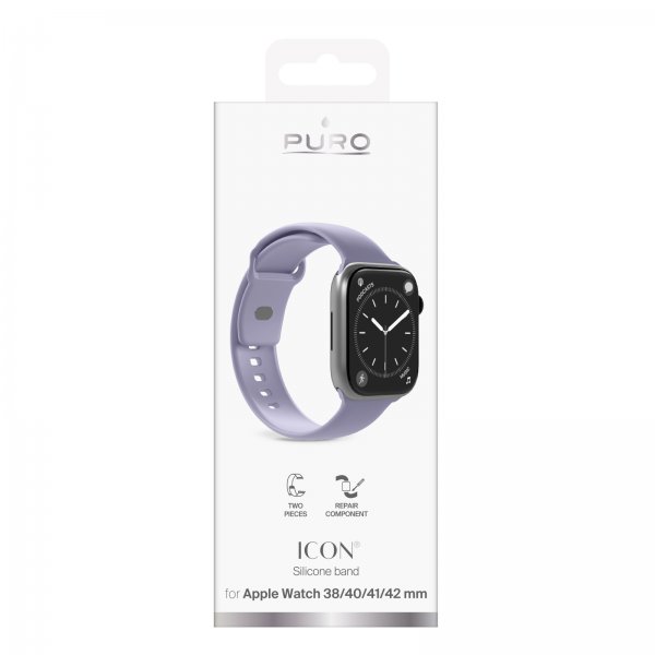 Puro Apple Watch 38/40/41/42mm Armband Icon Lavender