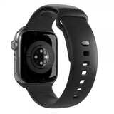 Puro Apple Watch 44/45/46mm/Apple Watch Ultra Armband ICON Silicone Band Svart
