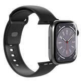 Puro Apple Watch 44/45/46mm/Apple Watch Ultra Armband ICON Silicone Band Svart