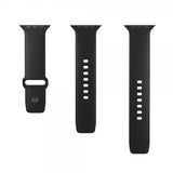 Puro Apple Watch 44/45/46mm/Apple Watch Ultra Armband ICON Silicone Band Svart