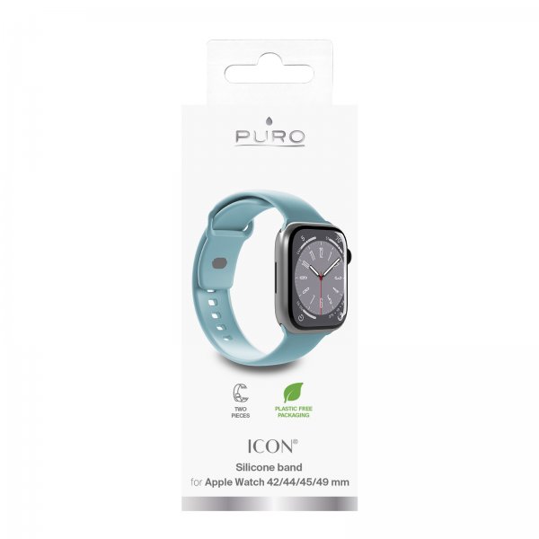 Puro Apple Watch 44/45/46mm/Ultra 49mm Armband Icon Island Mist