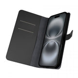 Puro iPhone 16 Pro Fodral Wallet Stand Svart