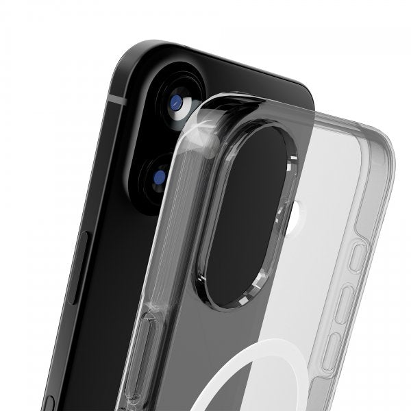 Puro iPhone 17 Skal Impact Clear D3O MagSafe Transparent