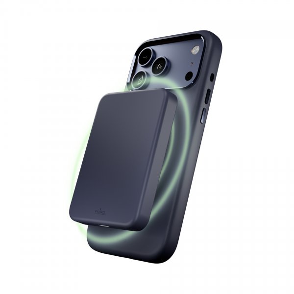 Puro iPhone 17 Pro Skal ICON Mag Pro Crown Blue
