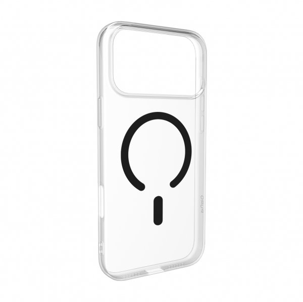 Puro iPhone 17 Pro Skal Lite Mag Transparent Svart