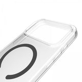 Puro iPhone 17 Pro Skal Lite Mag Transparent Svart