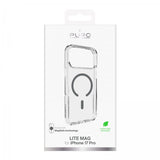 Puro iPhone 17 Pro Skal Lite Mag Transparent Grå
