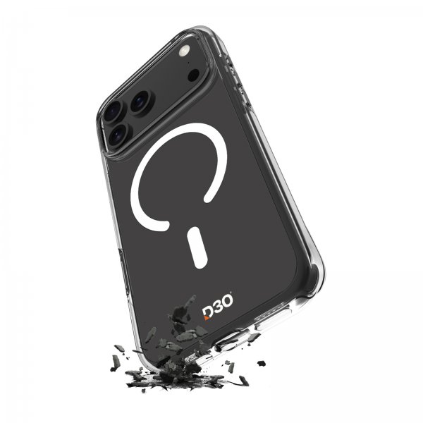 Puro iPhone 17 Pro Max Skal Impact Clear D3O MagSafe Transparent