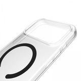 Puro iPhone 17 Pro Max Skal Lite Mag Transparent Svart