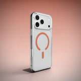 Puro iPhone 17 Pro Max Skal Lite Mag Transparent Orange