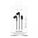 Puro Trådade Hörlurar Filo Pro USB-C Svart