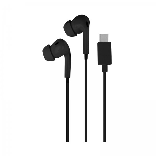 Puro Trådade Hörlurar Filo Pro USB-C Svart