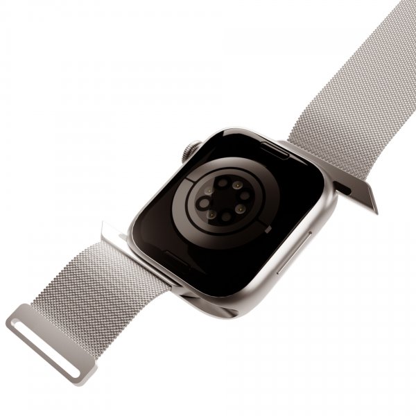 Puro Apple Watch 44/45/46mm/Ultra 49mm Armband Milanese Titanium