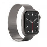 Puro Apple Watch 44/45/46mm/Ultra 49mm Armband Milanese Titanium