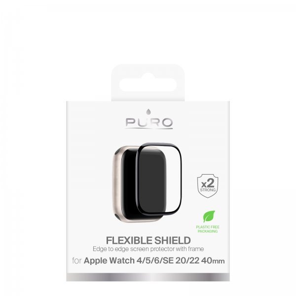 Puro Apple Watch 40mm (Series 4/5/6/SE) Skärmskydd Flexible Shield