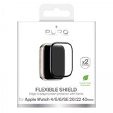 Puro Apple Watch 40mm (Series 4/5/6/SE) Skärmskydd Flexible Shield