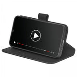 Puro Samsung Galaxy A55 Fodral Wallet Stand Svart