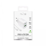 Puro Laddare med Kabel ProLite Kit USB-C 25W 1.2m Vit