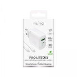 Puro Laddare med Kabel ProLite Kit USB-C 45W 1.2m Vit