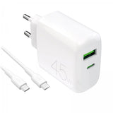 Puro Laddare med Kabel ProLite Kit USB-C 45W 1.2m Vit