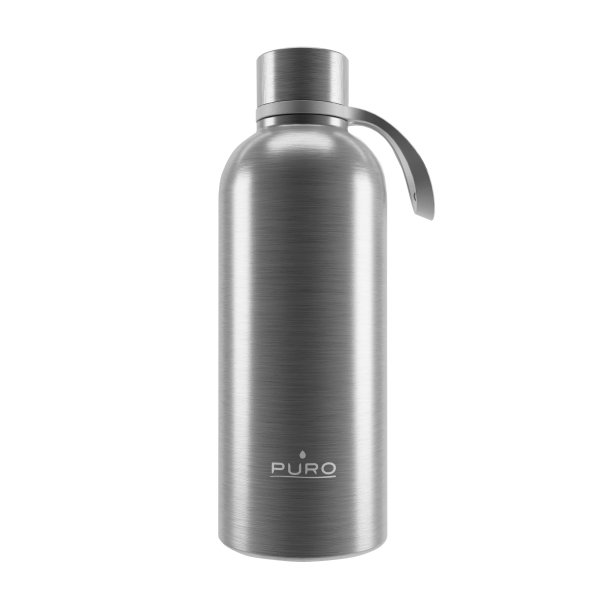 Puro Flaska Drink Me Termos 500ml Grå