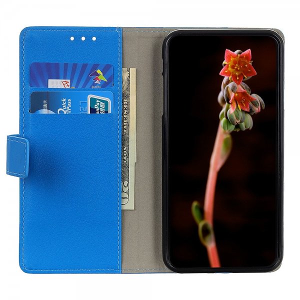 Realme GT Neo 2 Fodral Litchi Blå