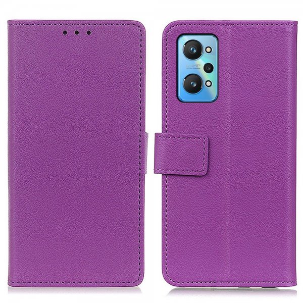 Realme GT Neo 2 Fodral Litchi Lila