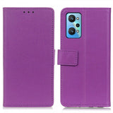 Realme GT Neo 2 Fodral Litchi Lila
